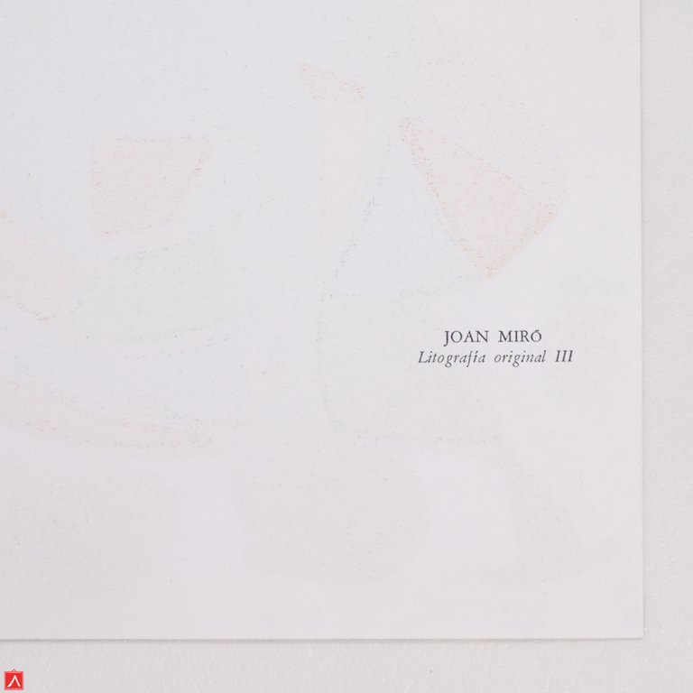 Joan Miró 'Litografia Original III' - 1977, WVZ Mourlot 1115 kopen? Bied vanaf 75!