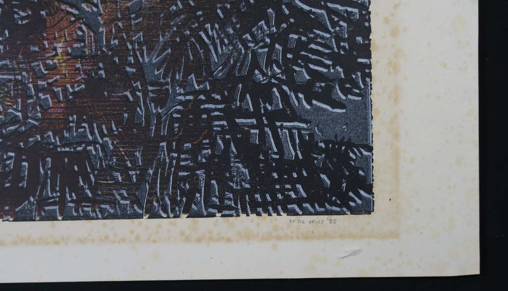 Willem de Vries: Houtsnede, Uitzicht kopen? Bied vanaf 1!