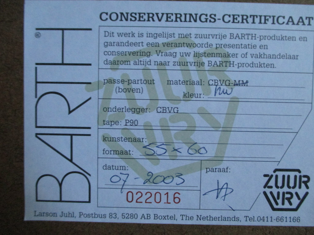 Lukie de Bree - Lukie de Bree, ingelijste ets, "Het gedroomde land" Barth-lijst kopen? Bied vanaf 45!