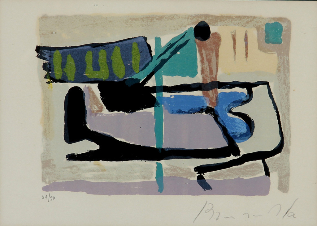 Bram van Velde (1895-1981)-Lithografie-Le mot buvette YR no.:148 kopen? Bied vanaf 250!