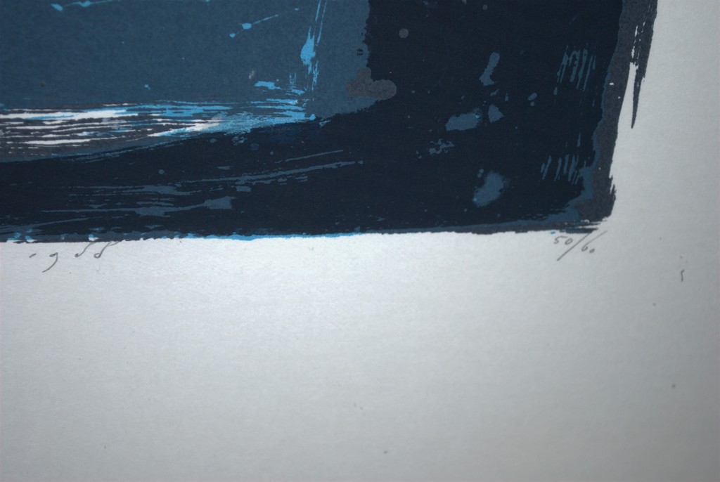 Tussen dag en nacht - grote zeefdruk - plus zeefdruk C.Godfroy kopen? Bied vanaf 50!