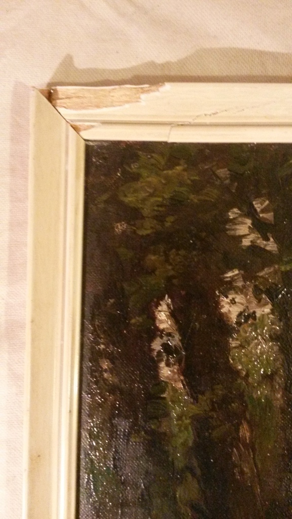 Theo Goedvriend 1879-1969 - olio su tela su tavola legno- alberi- kopen? Bied vanaf 65!