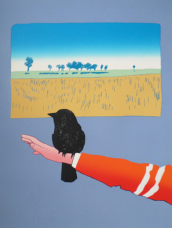 Harrie Gerritz - De vriendschap (1980), (eerste) zeefdruk verkocht voor € 85!