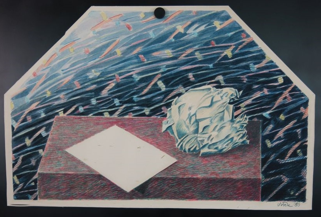 Harry Vink: Aquarel en drybrush, Stilleven op tafel kopen? Bied vanaf 1!