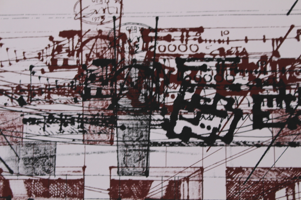 Gerti Bierenbroodspot (1940) -Gesigneerde litho XXL -75cm x105 cm - opl. 150 ex. kopen? Bied vanaf 50!