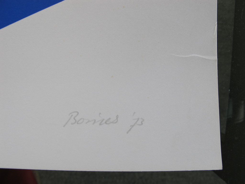 Bob Bonies, zeefdruk uit 1973 kopen? Bied vanaf 1!