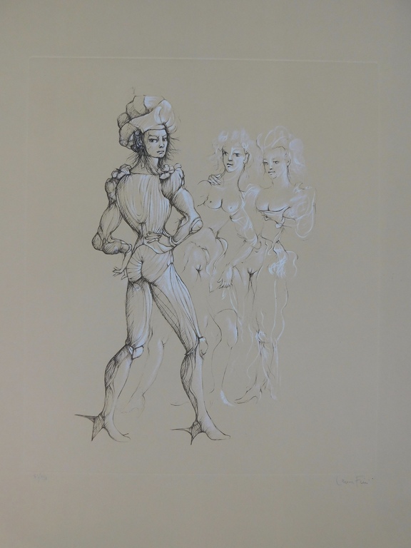 Leonor Fini - Ets - Scène de Théâtre kopen? Bied vanaf 75!