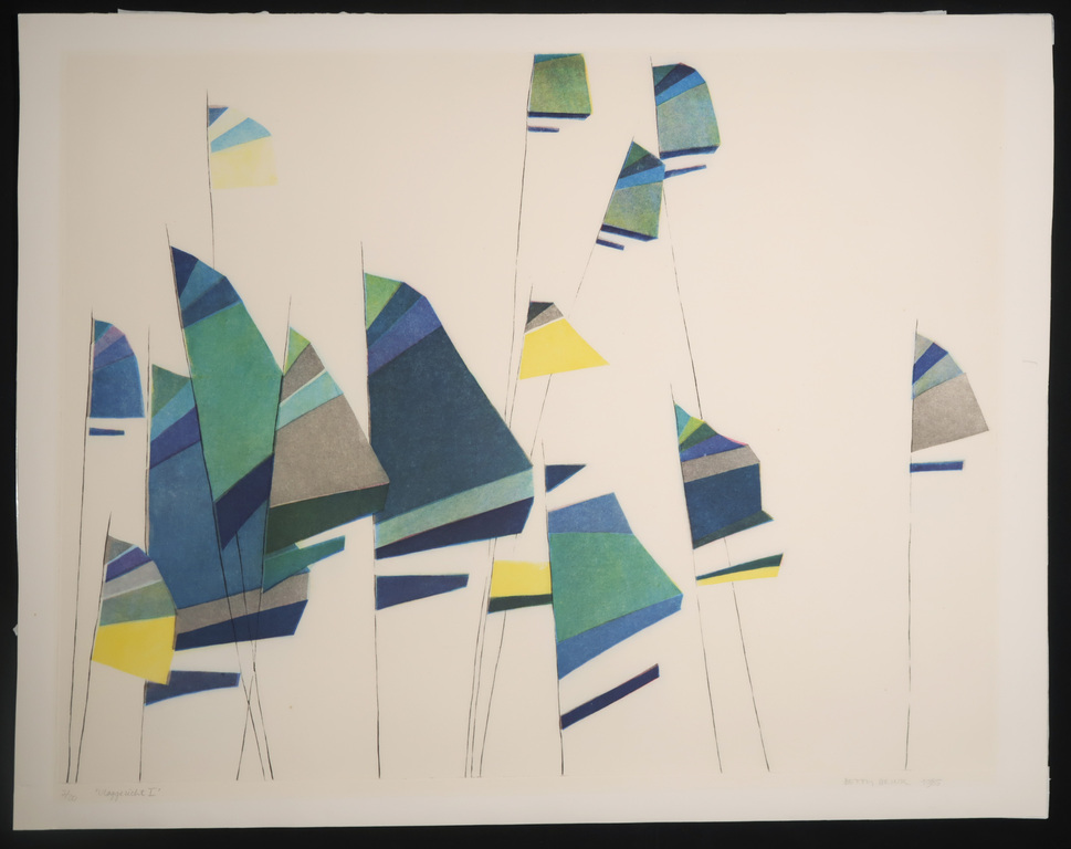 Betty Brink: Ets en aquatint, Vlaggezicht I kopen? Bied vanaf 1!