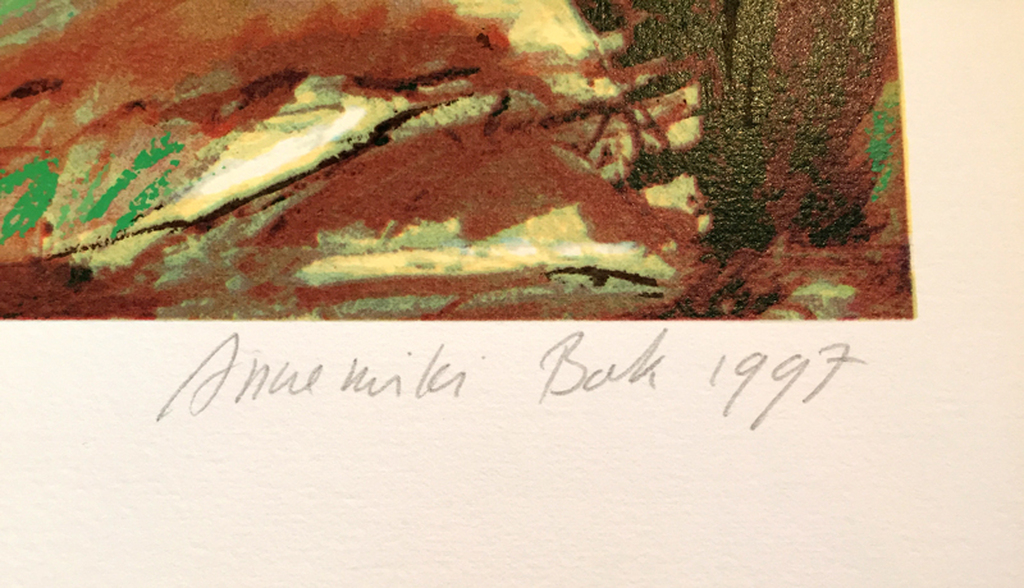 Annemiki Bok - Herfst - gesigneerde zeefdruk - 1992 kopen? Bied vanaf 35!