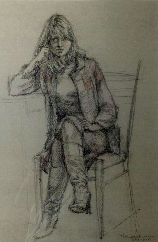 Riky Schellart: 'Siro', portrettekening kopen? Bied vanaf 30!