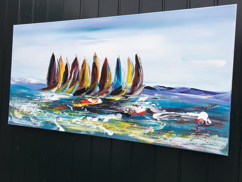 Gena - Fantasie Sailing  - Gesigneerd kopen? Bied vanaf 250!