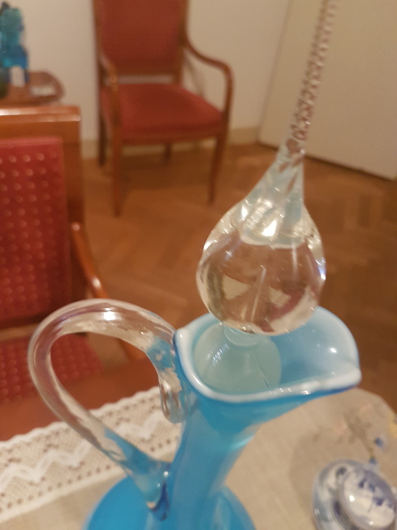 I vetri di Empoli-Opaline glas wit en blau-Italia-1965/75 kopen? Bied vanaf 20!