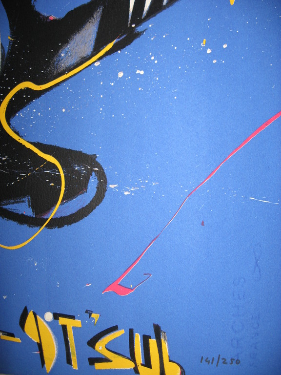 Herman Brood: De gitarist - zeefdruk - opl. 250 ex. kopen? Bied vanaf 179!