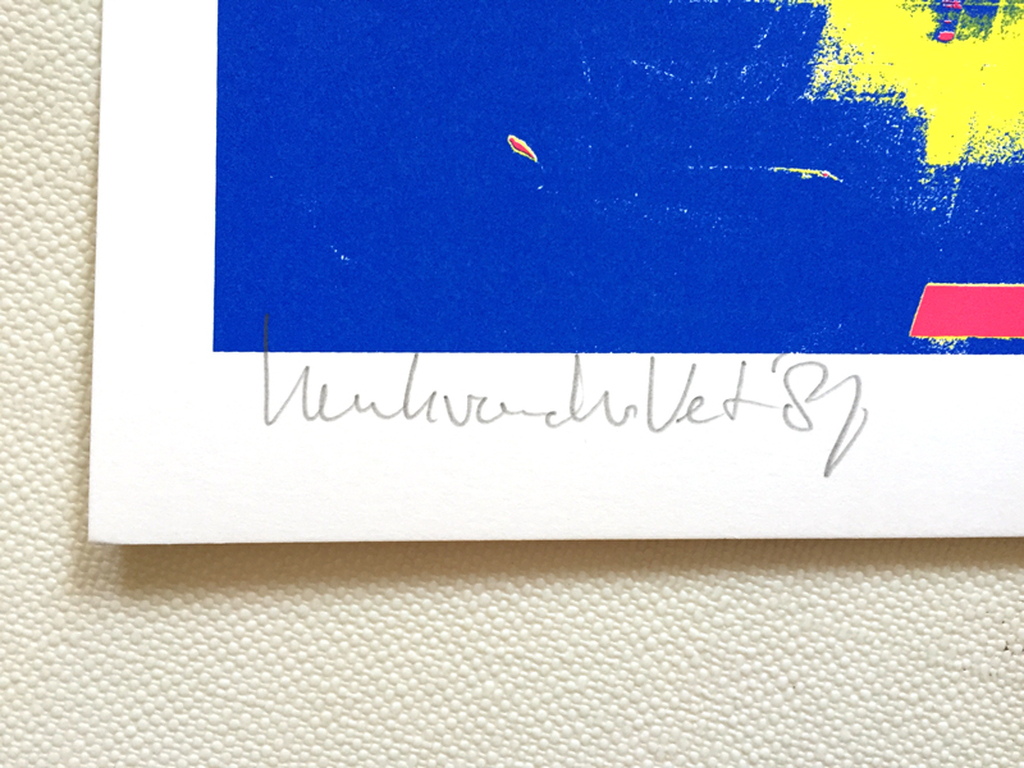 Henk van der Vet: New York 1 - gesigneerde zeefdruk - 1987 kopen? Bied vanaf 15!