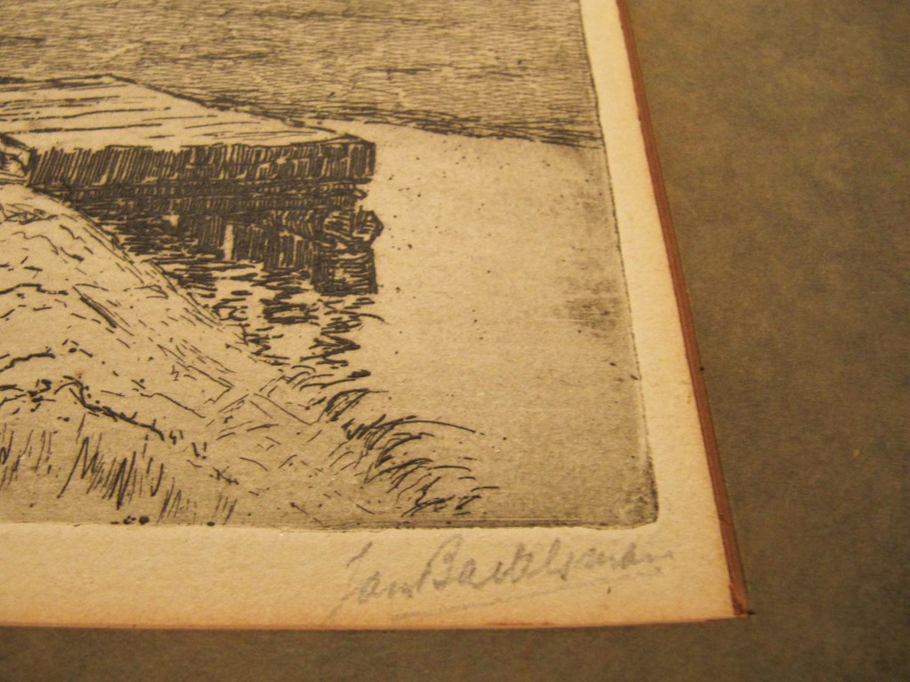 Ets '...  bij Gouda' Jan Christoffel Bartelsman (1889-1948) kopen? Bied vanaf 100!