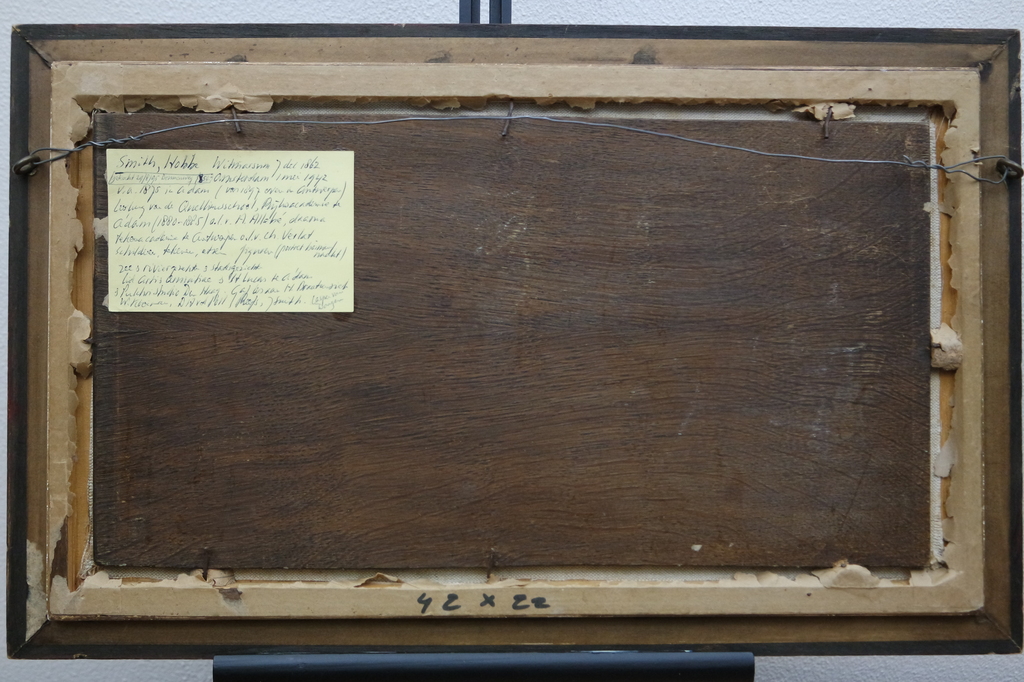 Olieverf op paneel -  zeegezicht met boten - gesigneerd l.o. kopen? Bied vanaf 65!