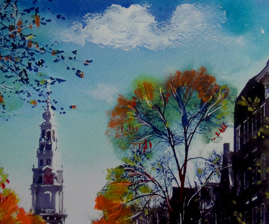 Elena Polyakova:   Amsterdam, Gemengde techniek kopen? Bied vanaf 100!