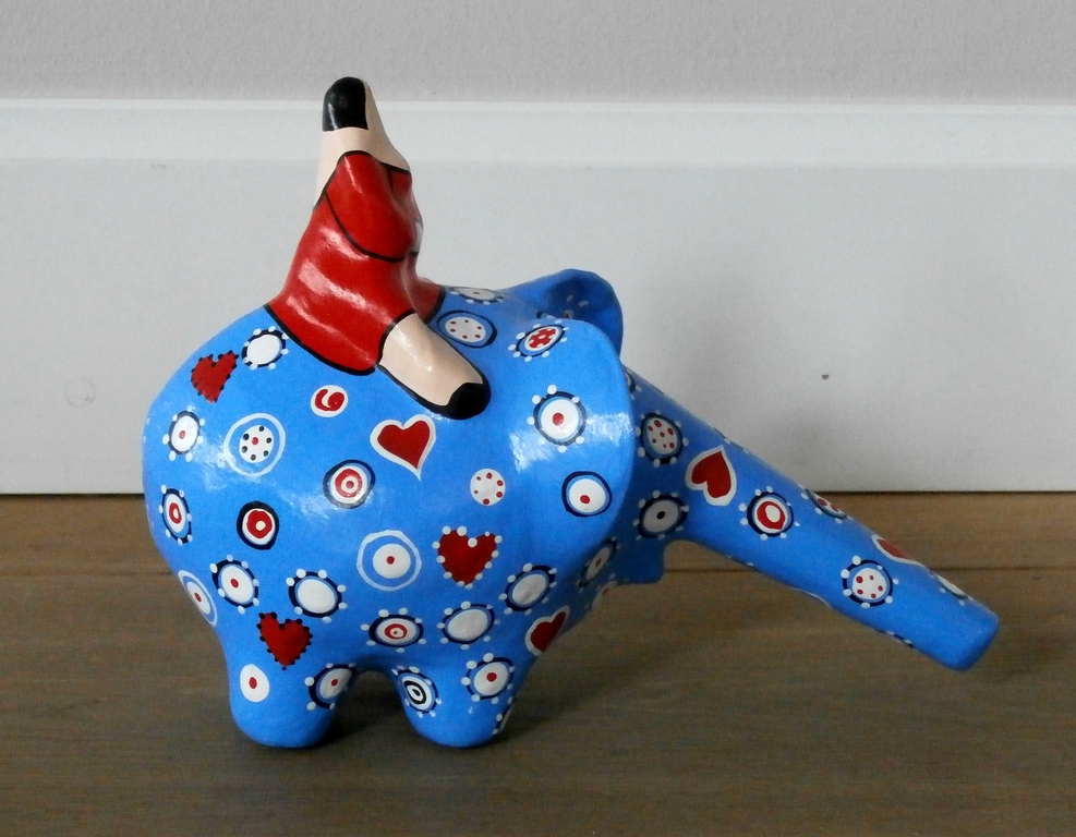 Ada Breedveld - beeld: Blauwe olifant harten - 2008 kopen? Bied vanaf 65!