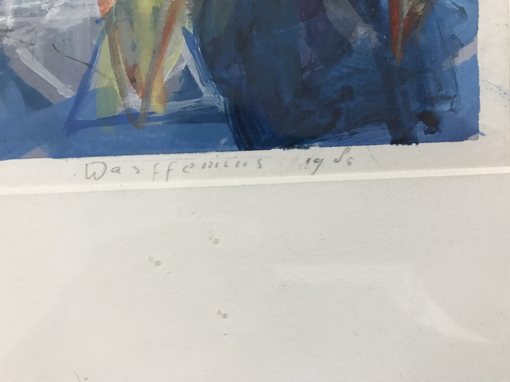 Piet Warffemius Acryl op papier / gouache kopen? Bied vanaf 1!