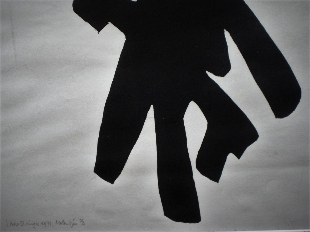 Groot gesigneerd 1971 Kalligrafisch Litho "Molentjes" ZEER BEP. OPLAGE 3/3! kopen? Bied vanaf 1!