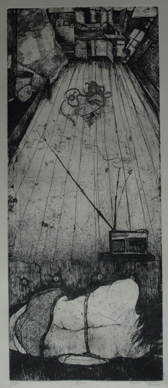 Onbekende kunstenaar : Ets – Titel: 1237 – 2003/2004 – 49 x 20 cm      kopen? Bied vanaf 1!