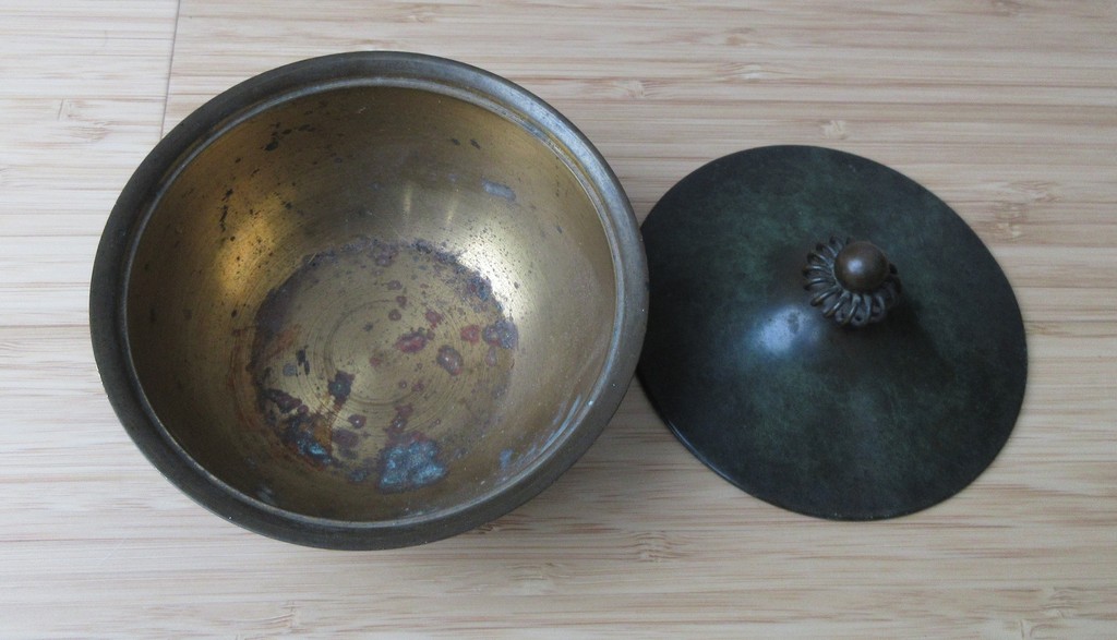 Just Andersen (Denemarken, 1884 - 1943)-  Bronzen Dekseldoos kopen? Bied vanaf 40!