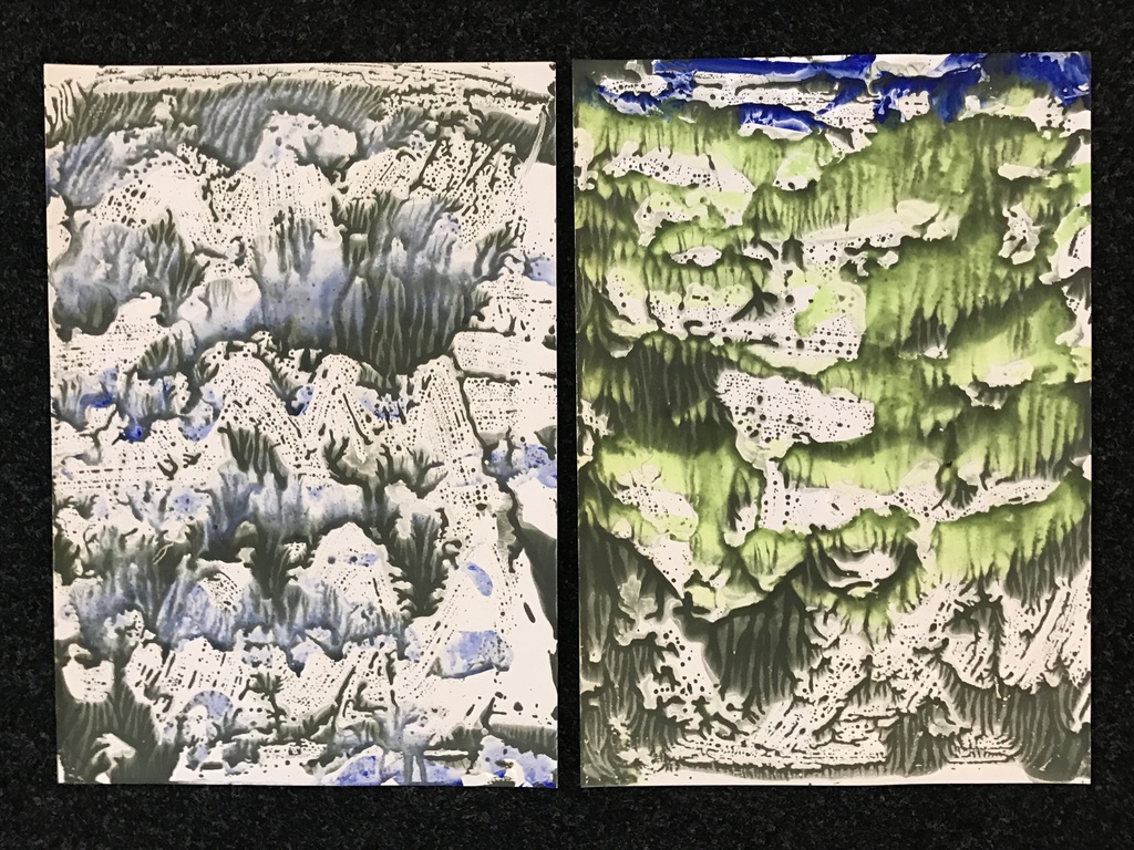 2 x THEO NIERMEIJER, Gemengde technieken/gouache op papier kopen? Bied vanaf 1!