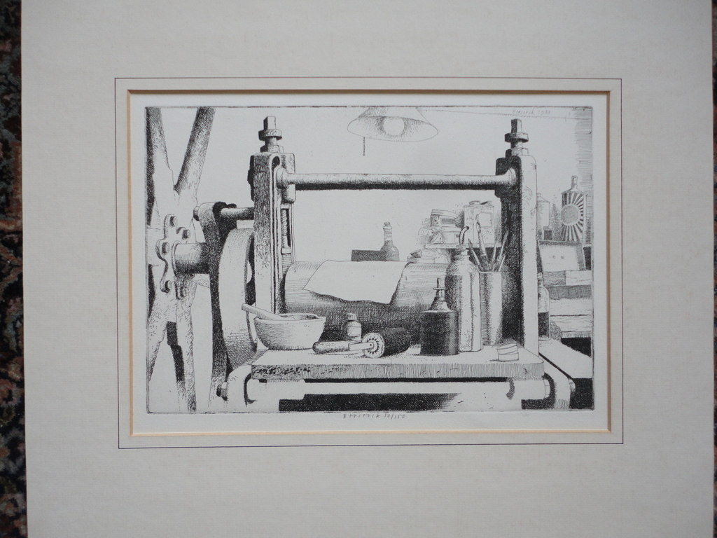 Herman Berserik ets 30x20,5cm. kopen? Bied vanaf 45!