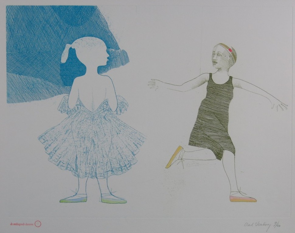 Aat Verhoog: Ets, De ondeugende danseres 4 kopen? Bied vanaf 50!