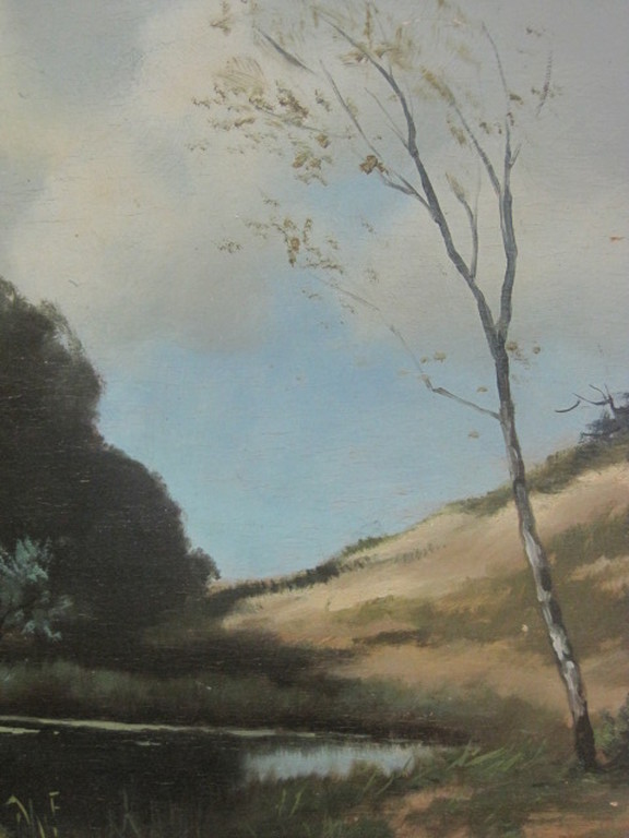 Dick Salome ( 1907 - 1986 ) olieverf - Duinlandschap  - omstreeks 1930/1940 kopen? Bied vanaf 1!