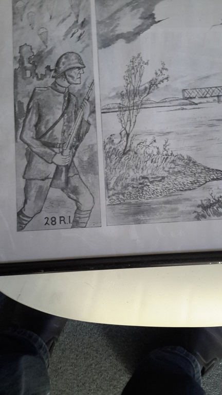 Piet Snel, tweede wereldoorlog Brug met soldaat, 28e regiment Infanterie 1940 kopen? Bied vanaf 30!