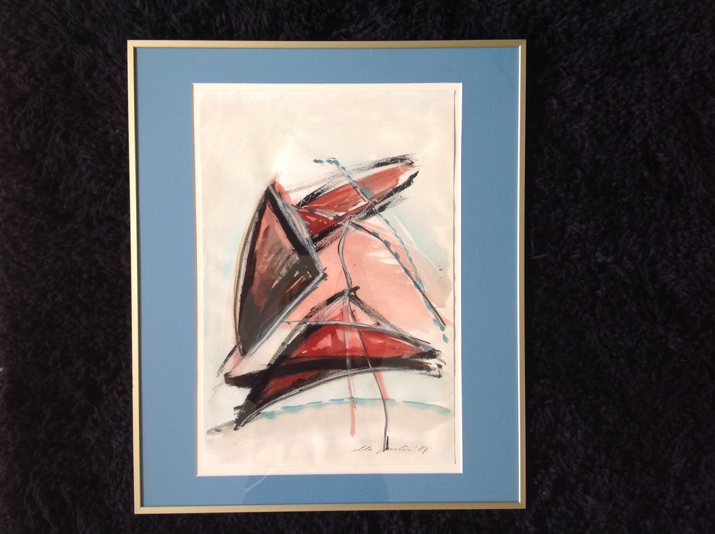 Ella Joosten , aquarel op papier,  z.t. 1987 kopen? Bied vanaf 50!