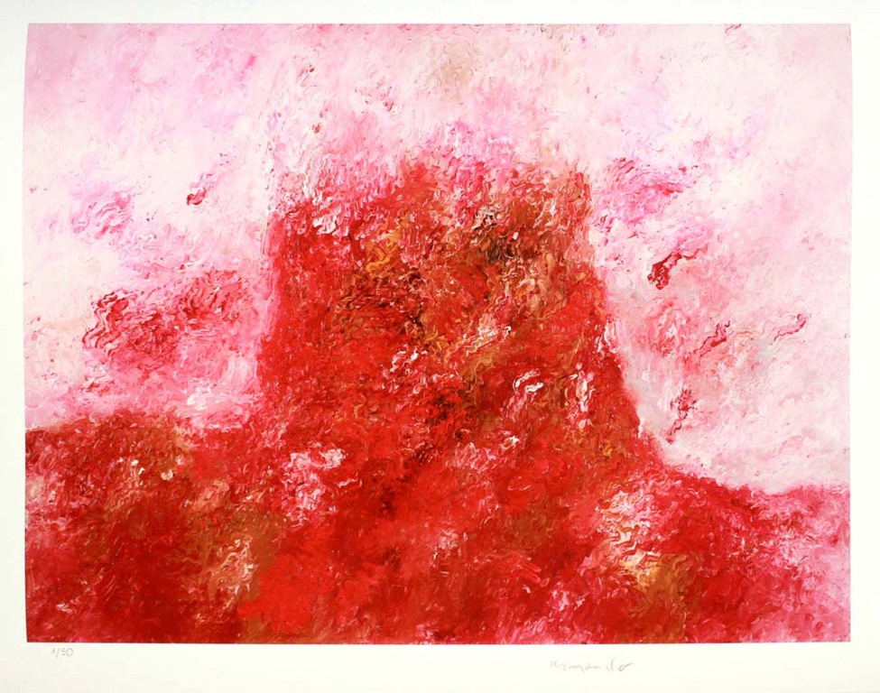 ARMANDO - Schitterende Kleuren Giclee op Handgeschept Baumwoll papier - Der Baum '' Hand Gesigneerd en Gedateerd 2013 - Kleine oplage Nr. 29 / 50 kopen? Bied vanaf 199!