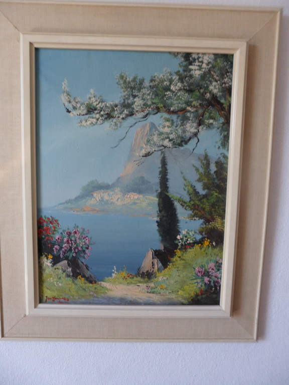 Niet of onleesbaar gesigneerd - Kunstenaar Onbekend: Olie op doek, Landschap. kopen? Bied vanaf 10!