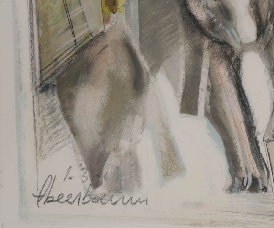 Frederik Beerbaum: Gemengde techniek, Nachtwind - Ingelijst (Groot) kopen? Bied vanaf 80!