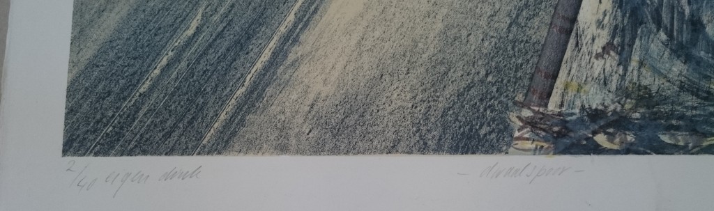 Wim Jonkman, litho, Dwaalspoor kopen? Bied vanaf 40!