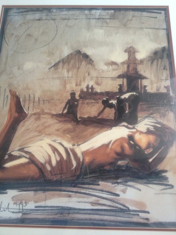 Nico Vrielink: Zeefdruk, mooie lijst verkocht voor € 80!