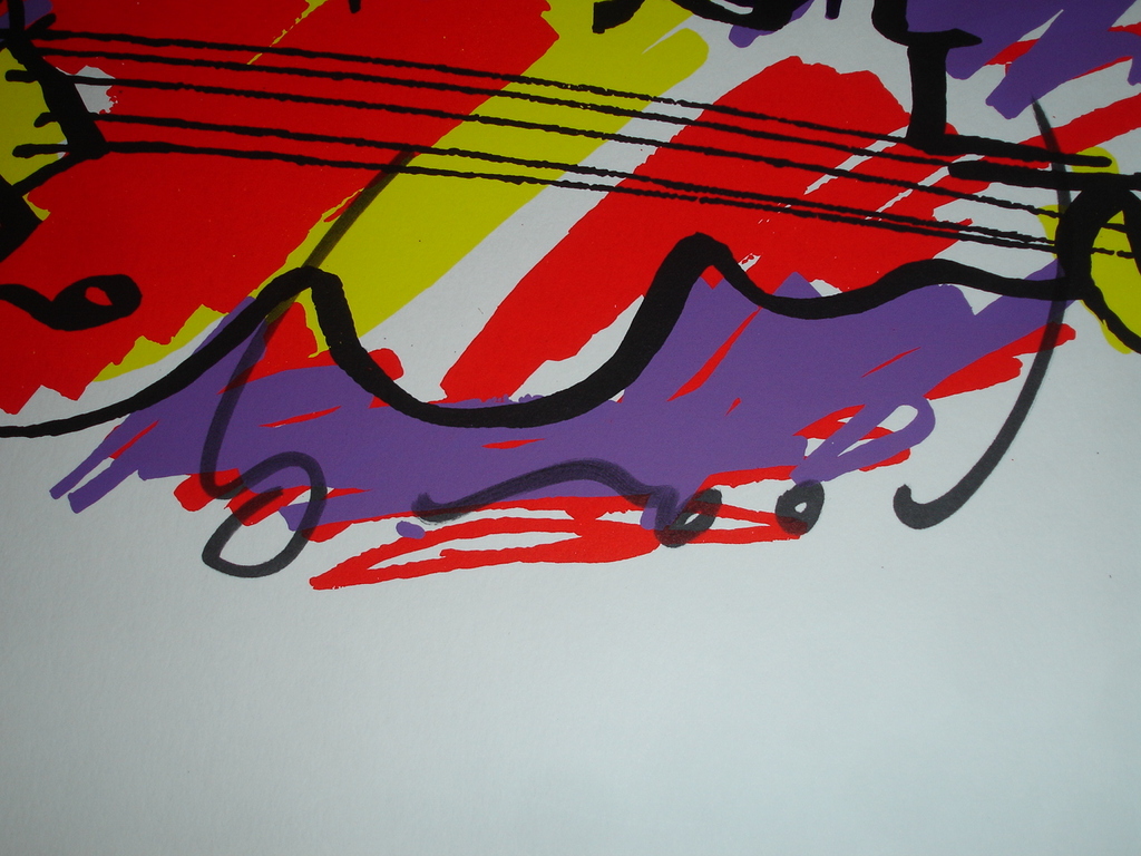Herman Brood zeefdruk Elvis, handgesigneerd kopen? Bied vanaf 175!
