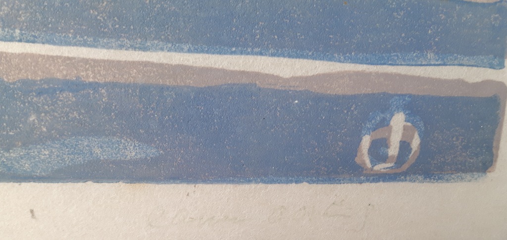 Jeanne Bieruma-Oosting, kleurenhoutsnede, 'Winterzon'  kopen? Bied vanaf 50!