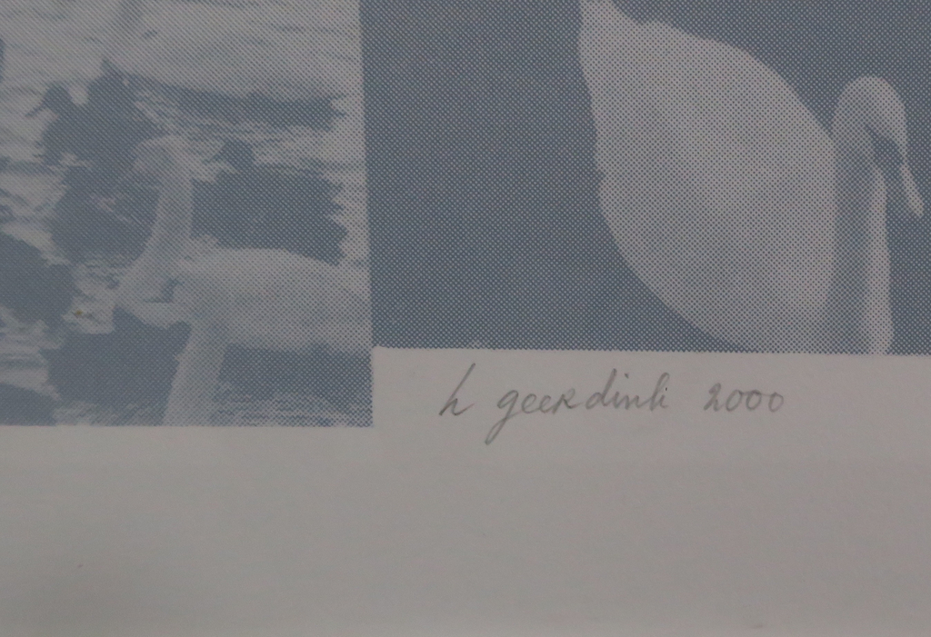 Herman Geerdink: Zeefdruk, Zonder titel - Ingelijst kopen? Bied vanaf 35!