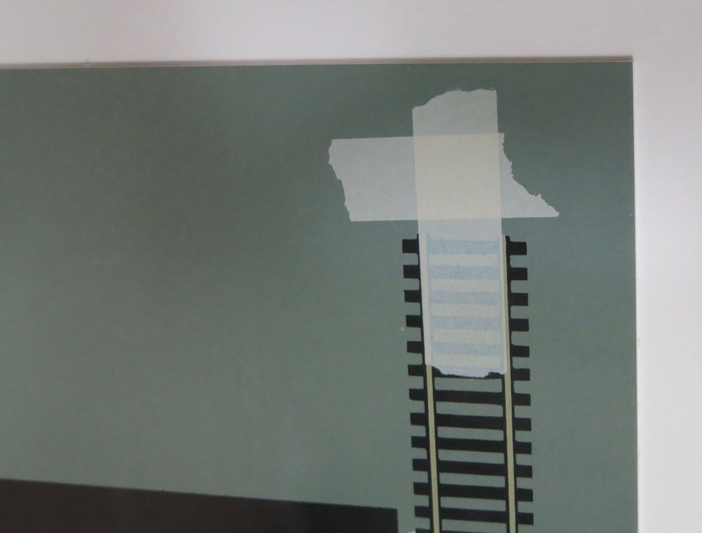 Kees Goudzwaard: Zeefdruk, Rangeerterrein - Ingelijst (Groot) kopen? Bied vanaf 100!