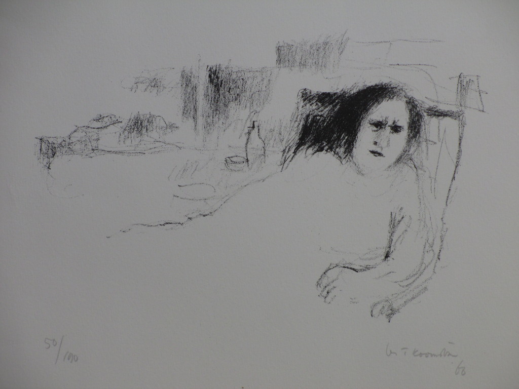 Metten Koornstra, De Gekluisterde, Litho kopen? Bied vanaf 25!