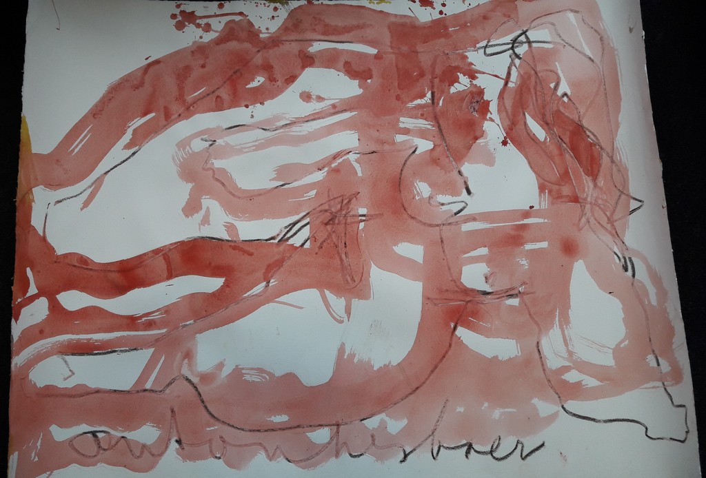 Anton Heyboer - Anton Heyboer - Gemengde techniek - Gesigneerd !!! verkocht voor € 160!