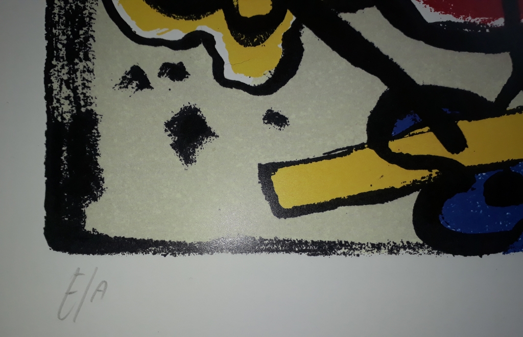 Corneille Lithografie - Vrouw/Vogel/Bloem kopen? Bied vanaf 1!