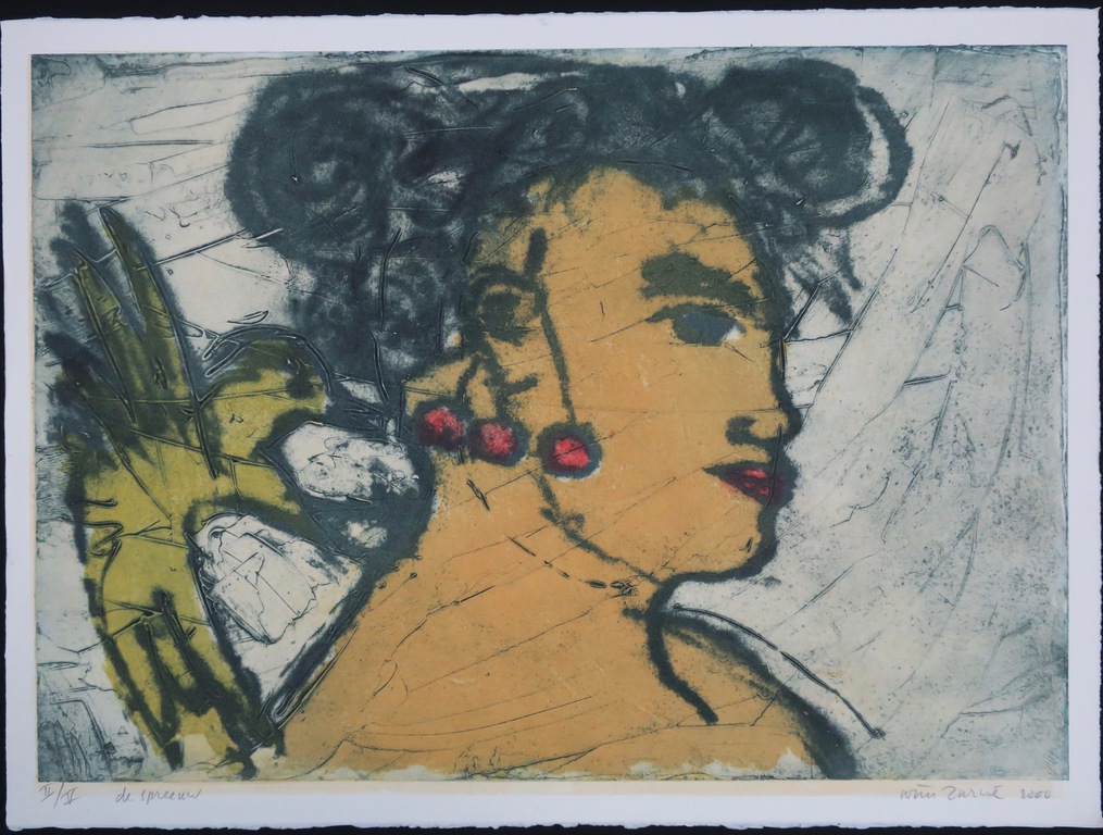 Wim Zurne: Ets, De Spreeuw  verkocht voor € 35!