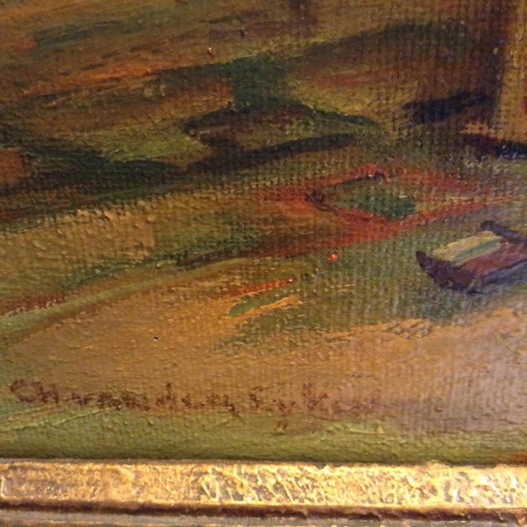 Schilderij met katten tafereel door Charles van den Eycken. kopen? Bied vanaf 10000!