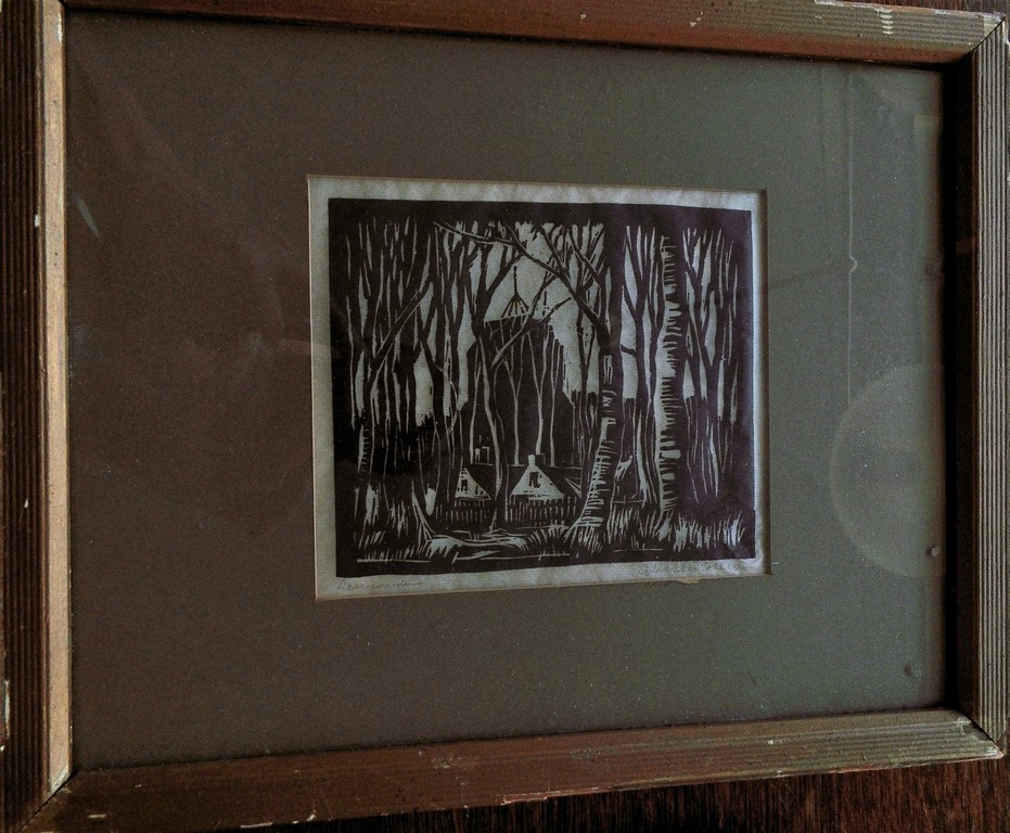 houtsnede dooe Gillakes van der kopen? Bied vanaf 21!