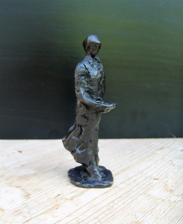 Onbekende kunstenaar: Zeer fraai bronzen beeldje van zaaister. kopen? Bied vanaf 70!