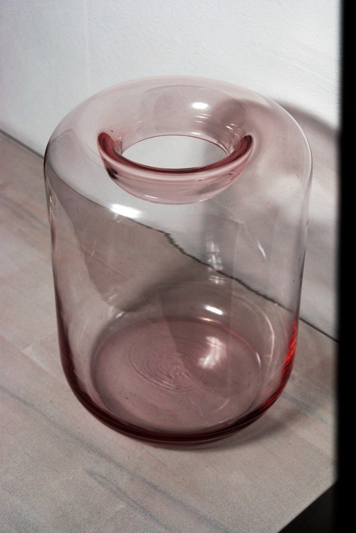 A.D. Copier, glasblaaskunst, cilindervaas kopen? Bied vanaf 35!