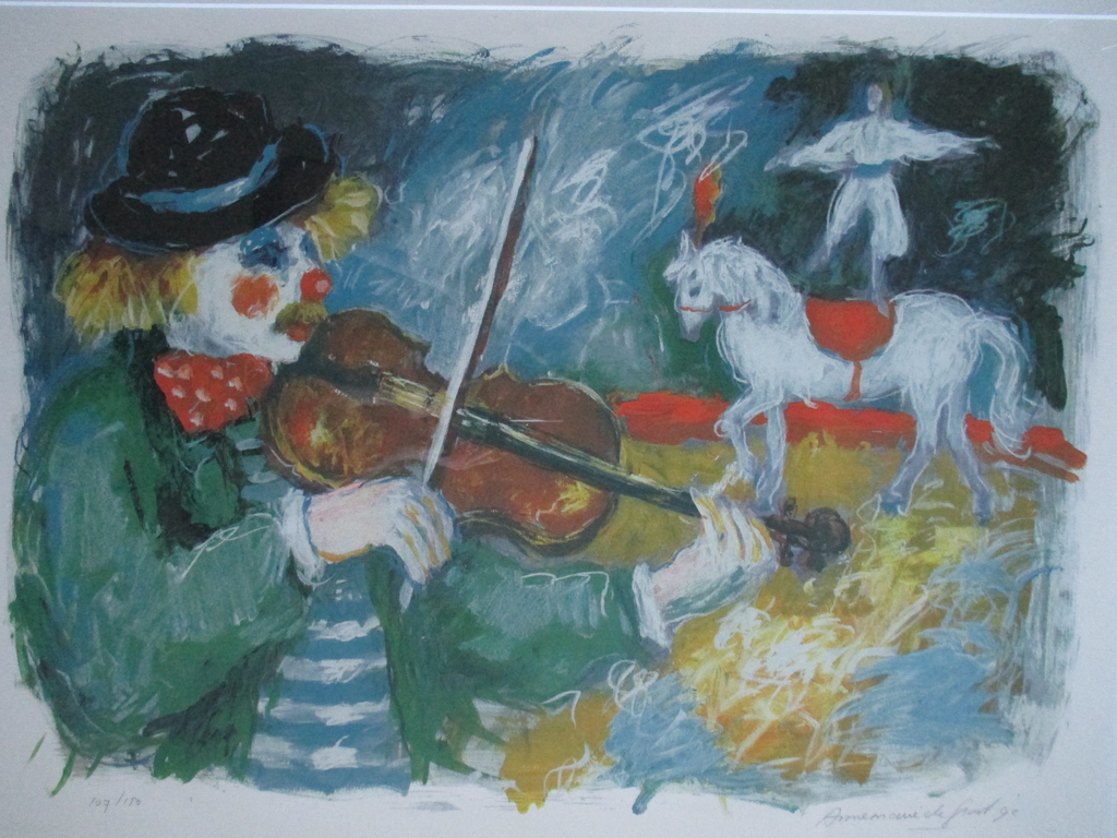 Annemarie de Groot, gelijste litho groot 1992 kopen? Bied vanaf 45!